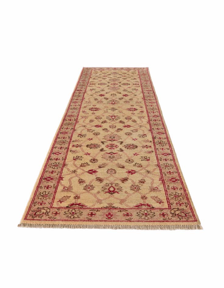 Detail image of 2' 8 x 10' Hand Knotted Peshawar Ziegler Runner Rug