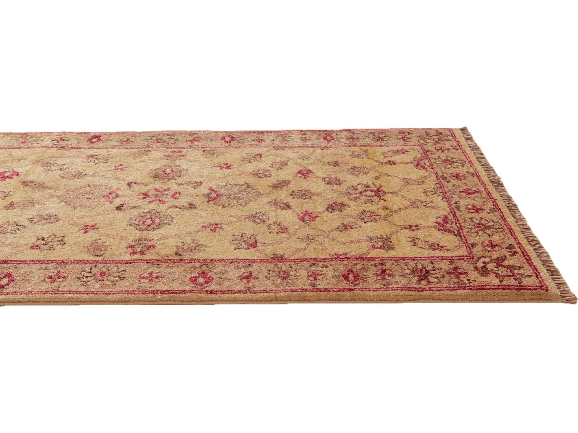 2' 8 x 10' Hand Knotted Peshawar Ziegler Runner Rug