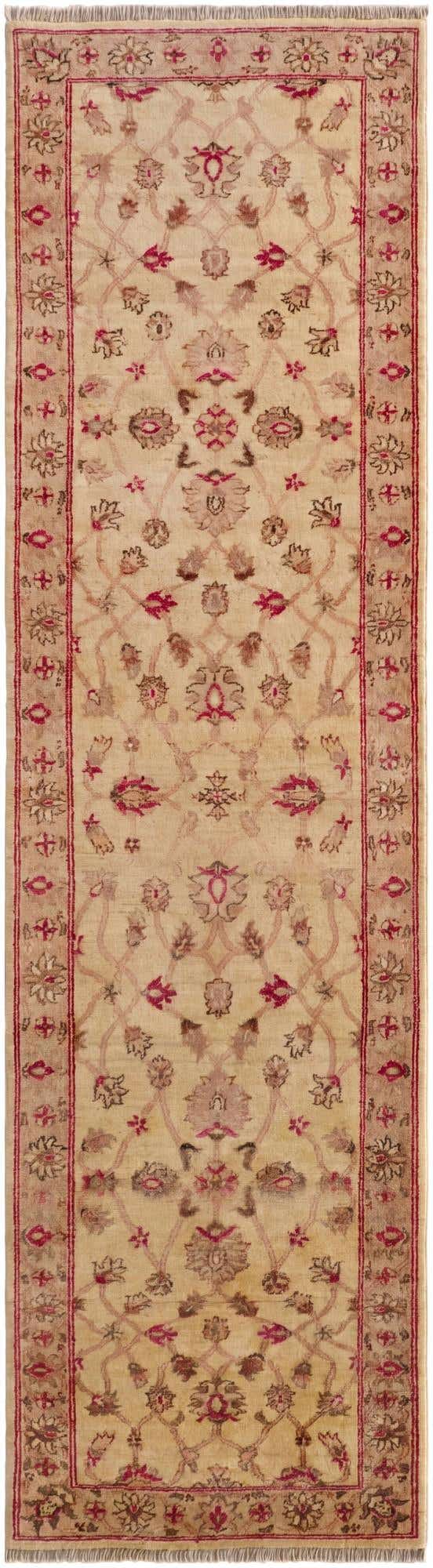 2' 8 x 10' Hand Knotted Peshawar Ziegler Runner Rug