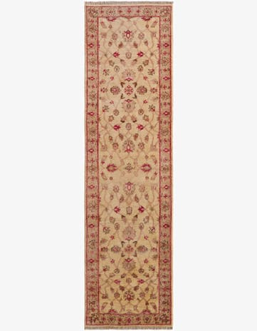 2' 8 x 10' Hand Knotted Peshawar Ziegler Runner Rug