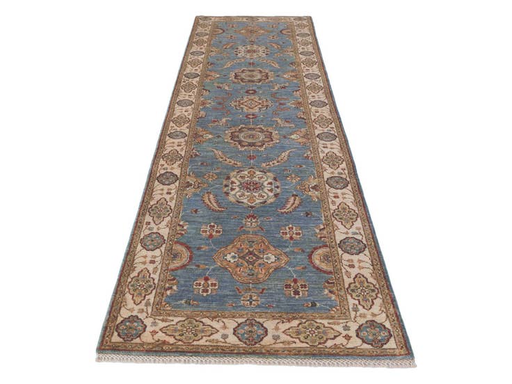 Detail image of 2' 9 x 10' 2 Hand Knotted Ziegler Runner Rug