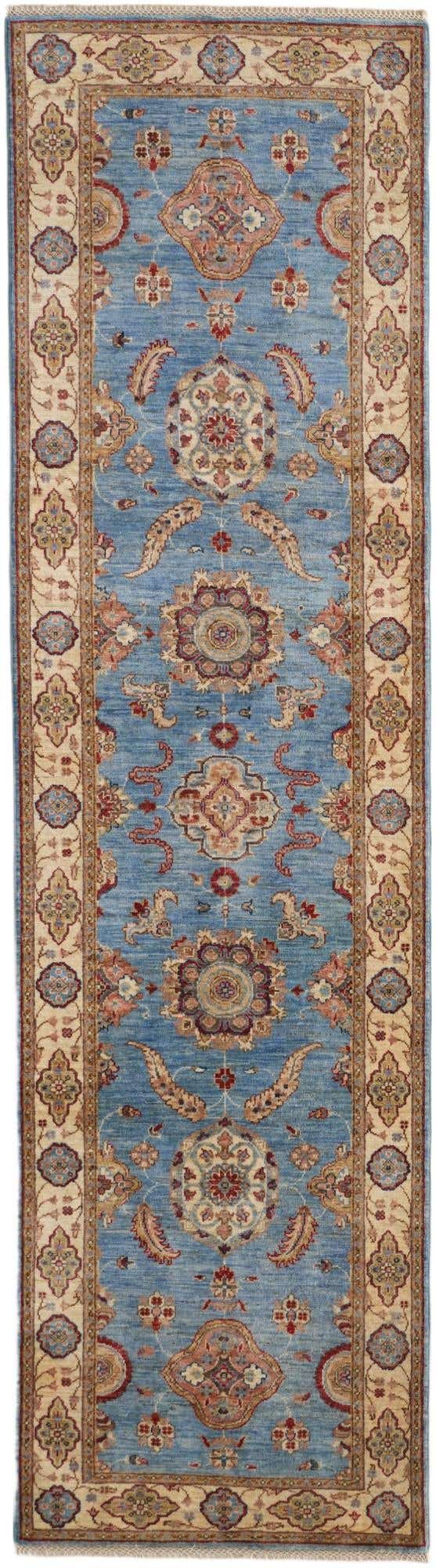 2' 9 x 10' 2 Hand Knotted Ziegler Runner Rug