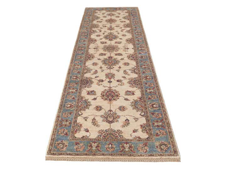 2' 9 x 9' 4 Hand Knotted Ziegler Runner Rug
