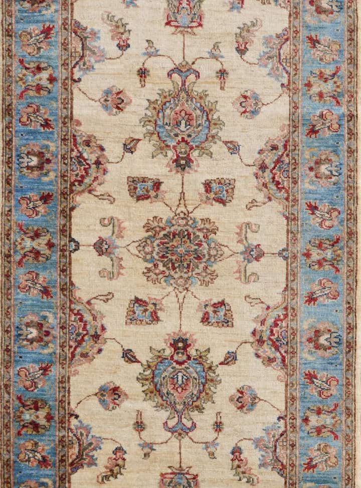 2' 9 x 9' 4 Hand Knotted Ziegler Runner Rug