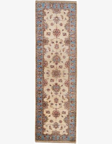 2' 9 x 9' 4 Hand Knotted Ziegler Runner Rug