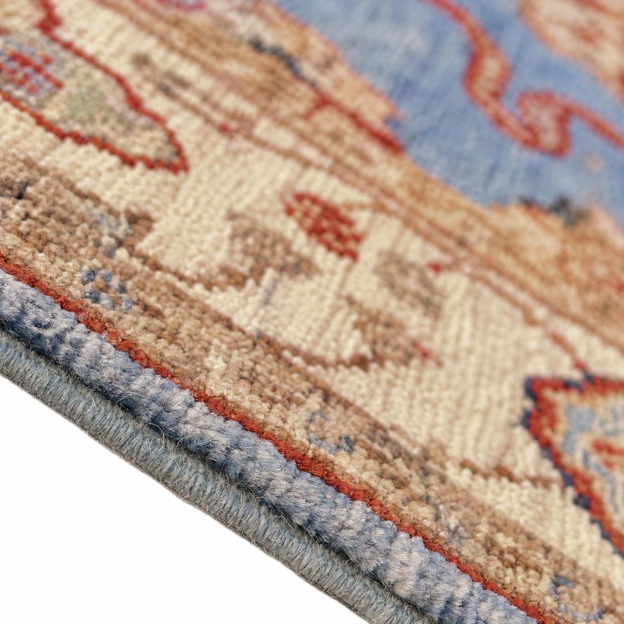 90cm x 305cm Hand Knotted Ziegler Runner Rug