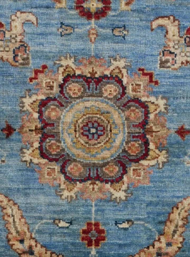 2' 11 x 10' Hand Knotted Ziegler Runner Rug
