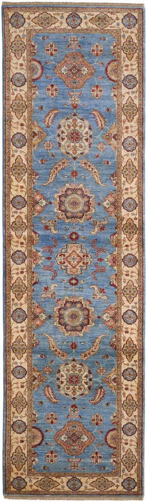 2' 11 x 10' Hand Knotted Ziegler Runner Rug