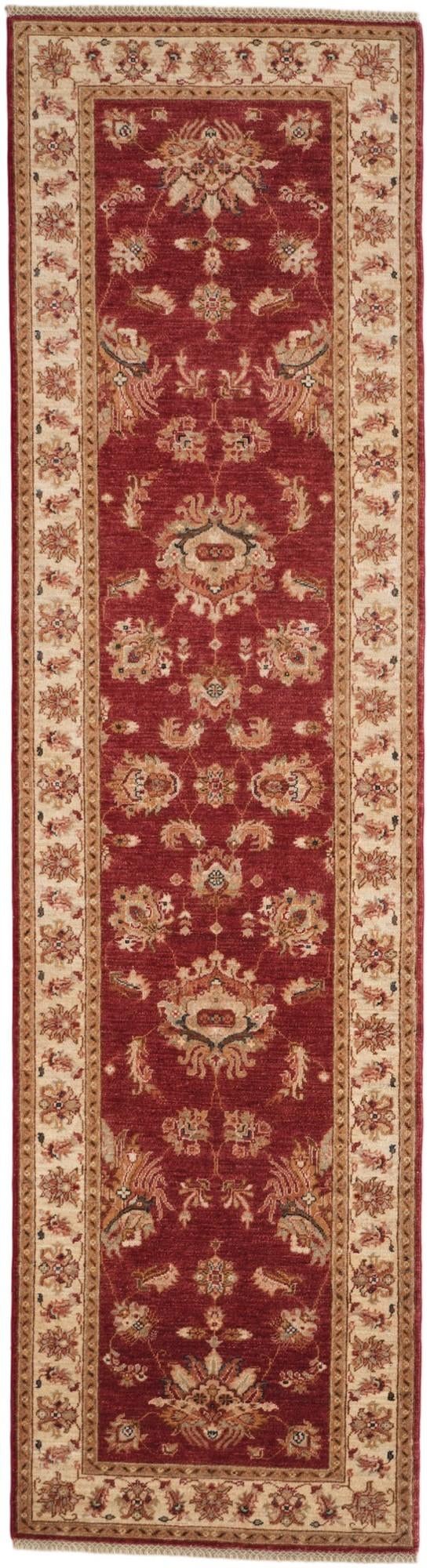 2' 9 x 10' 1 Hand Knotted Ziegler Runner Rug