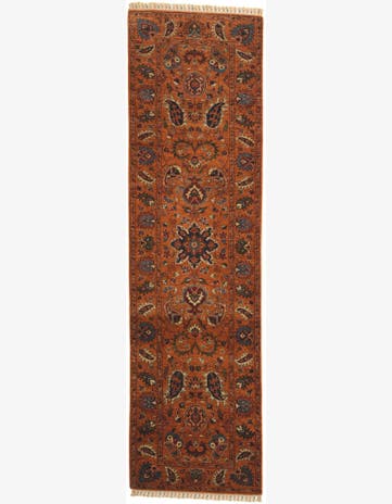 2' 11 x 10' 6 Hand Knotted Ziegler Runner Rug
