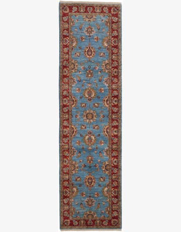 2' 9 x 10' 2 Hand Knotted Ziegler Runner Rug