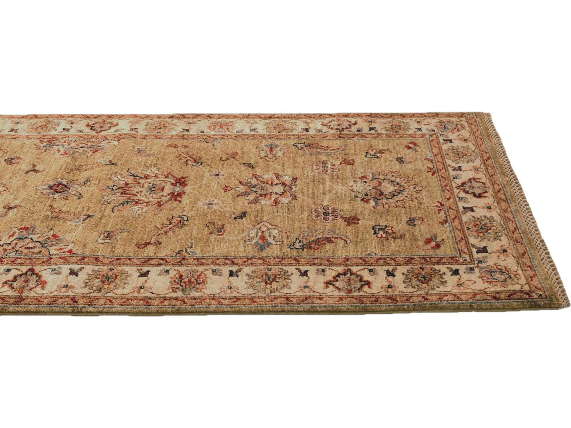 2' 7 x 10' 3 Hand Knotted Ziegler Runner Rug