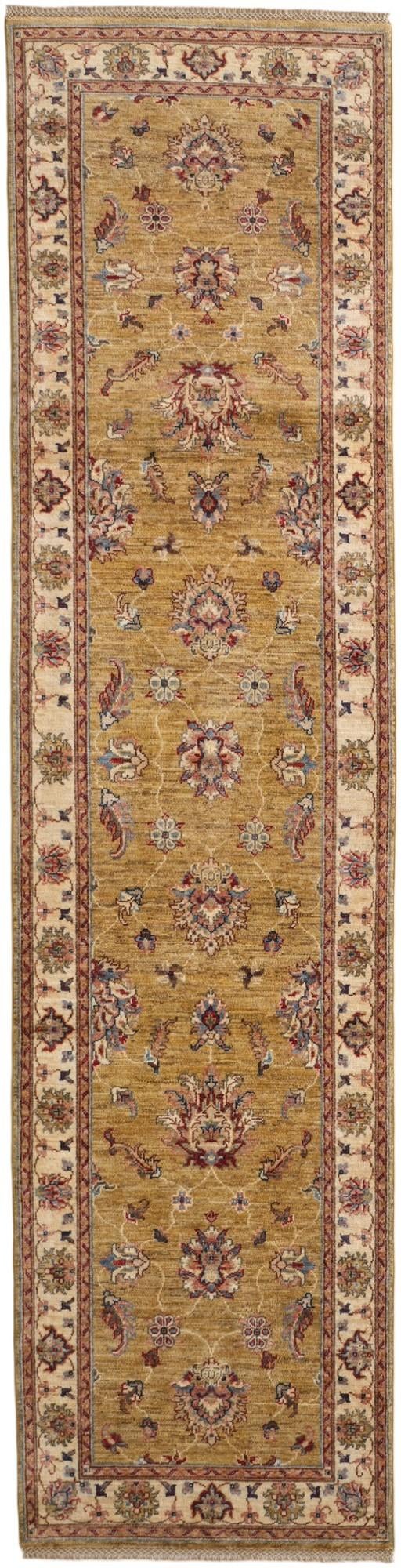 2' 7 x 10' 3 Hand Knotted Ziegler Runner Rug