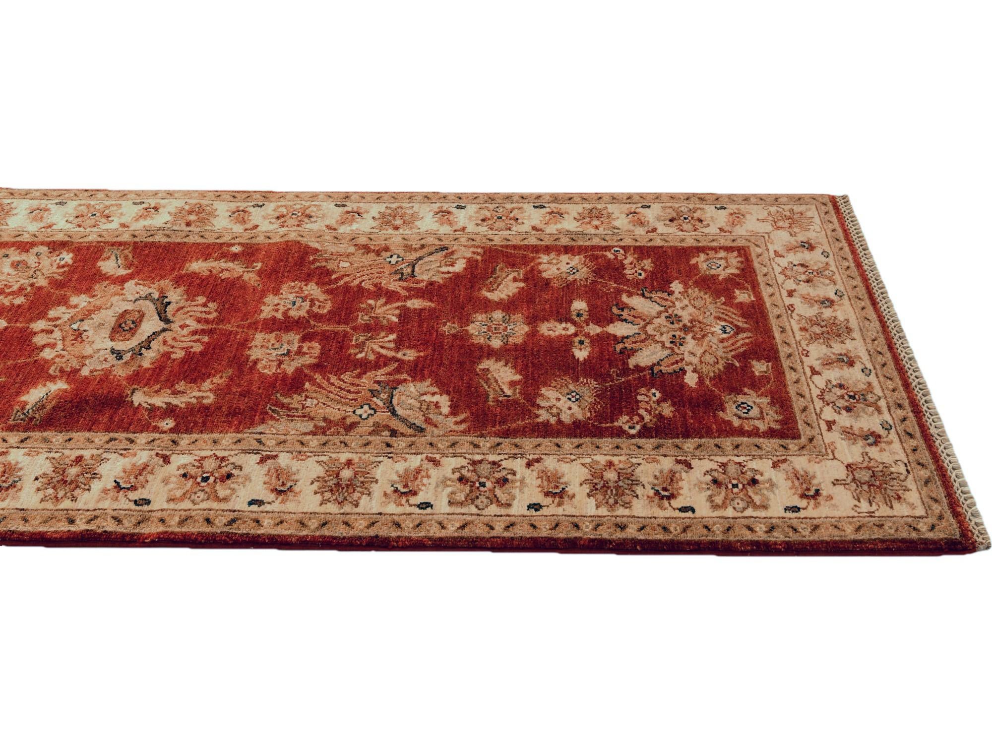 2' 8 x 10' Hand Knotted Ziegler Runner Rug