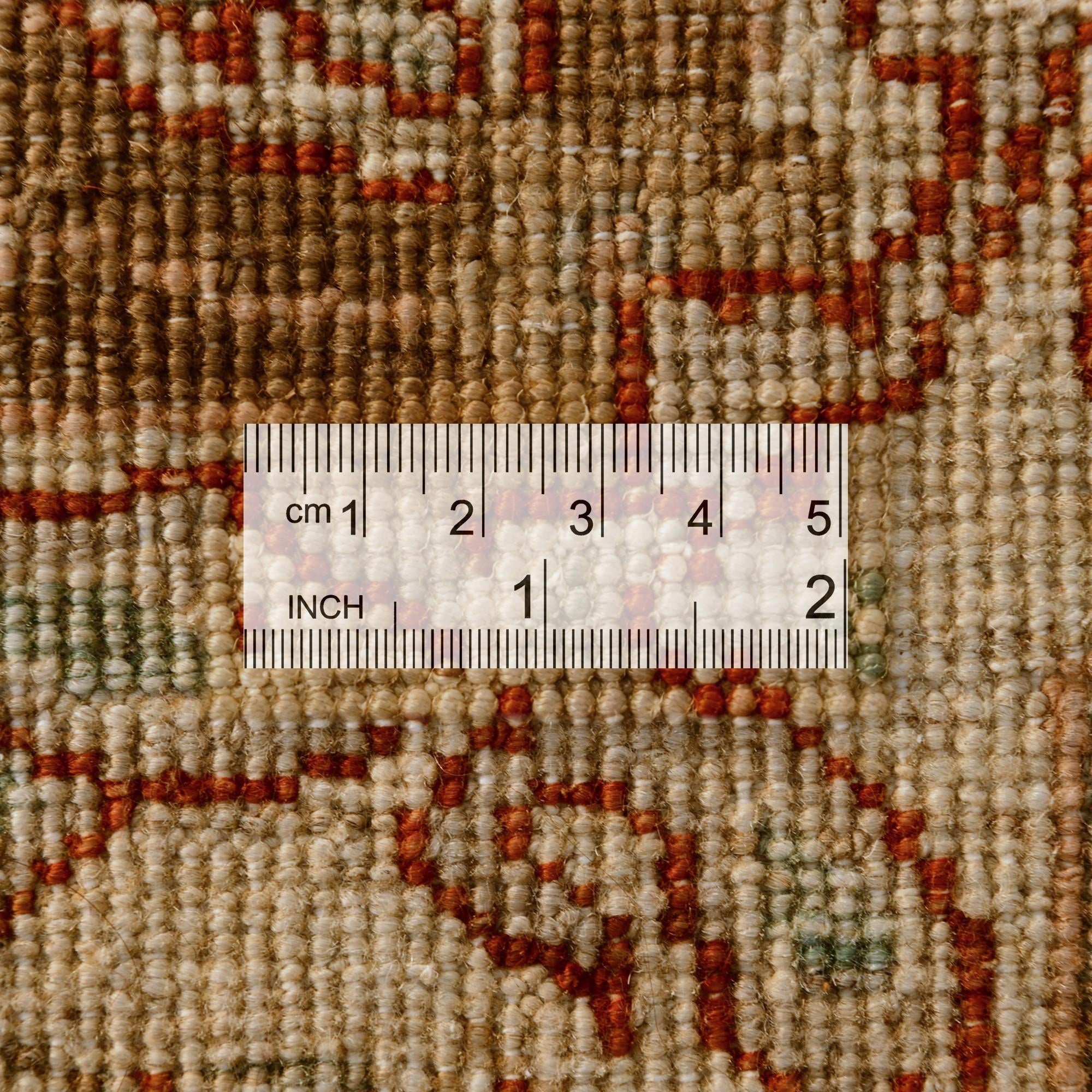 80cm x 395cm Hand Knotted Ziegler Runner Rug