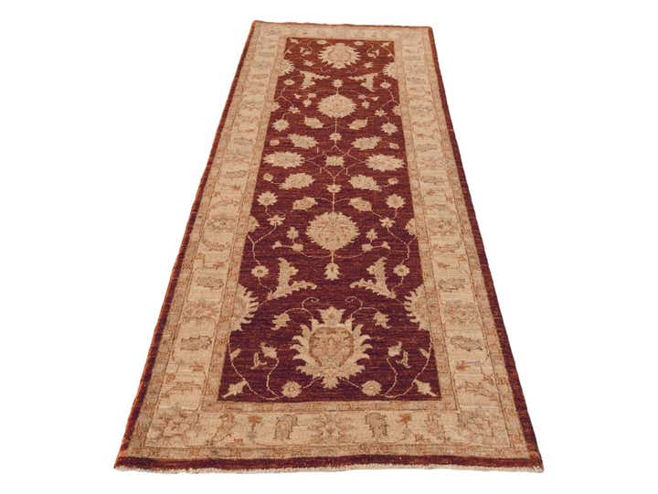 2' 9 x 7' 9 Hand Knotted Ziegler Runner Rug