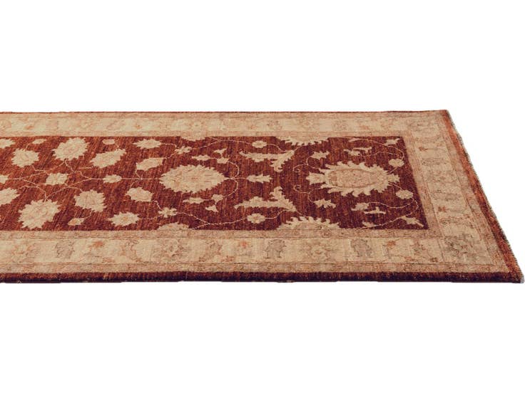 Detail image of 2' 9 x 7' 9 Hand Knotted Ziegler Runner Rug