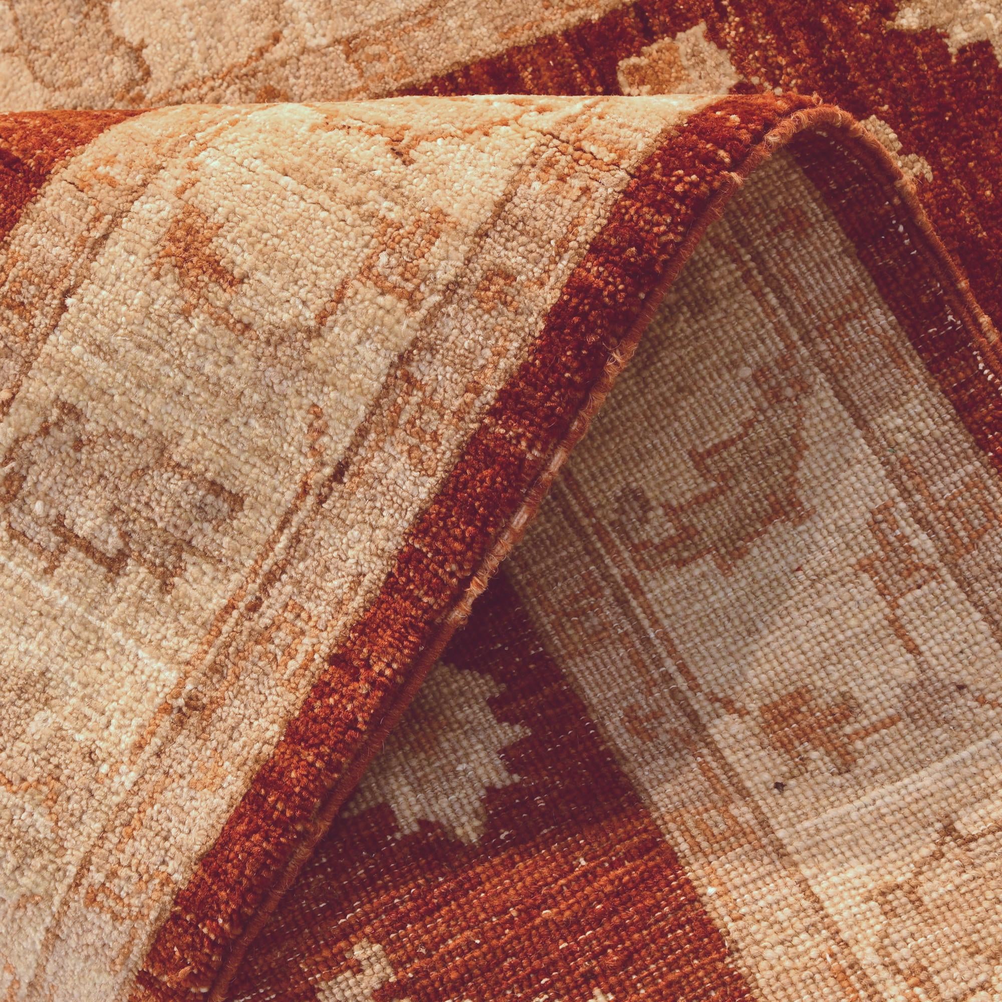 2' 9 x 7' 9 Hand Knotted Ziegler Runner Rug