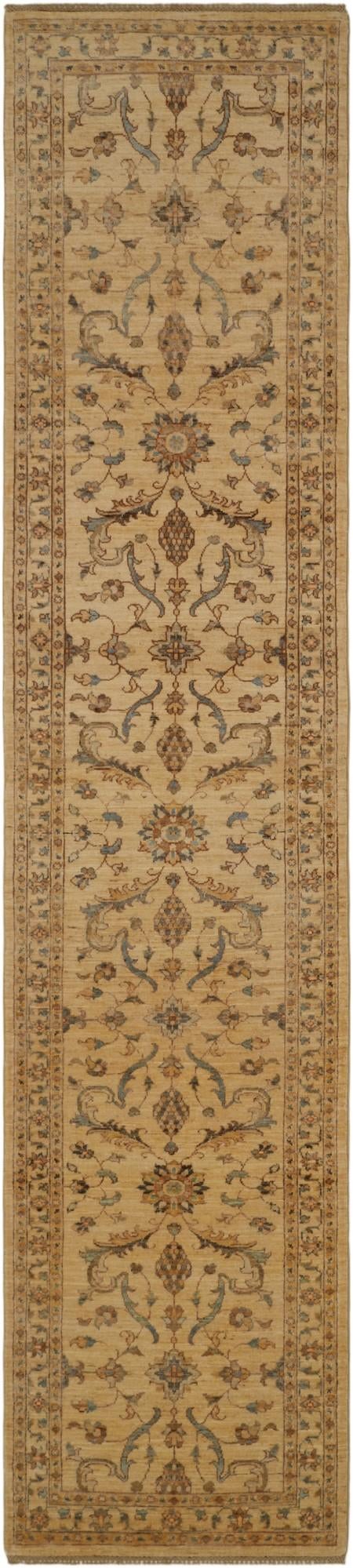 2' 10 x 12' 10 Hand Knotted Ziegler Runner Rug