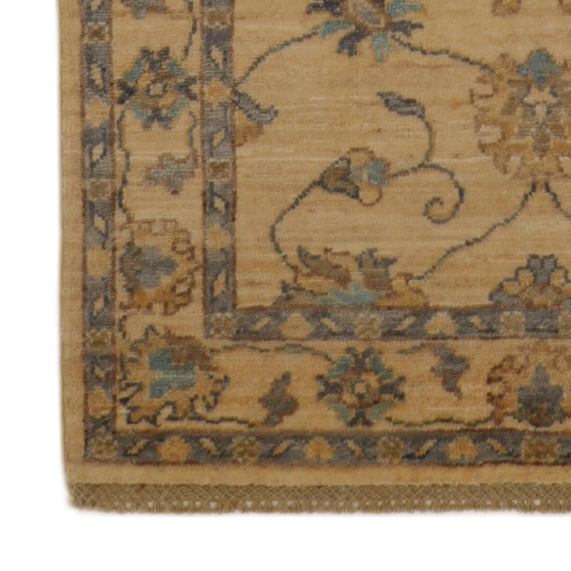 85cm x 490cm Hand Knotted Ziegler Runner Rug