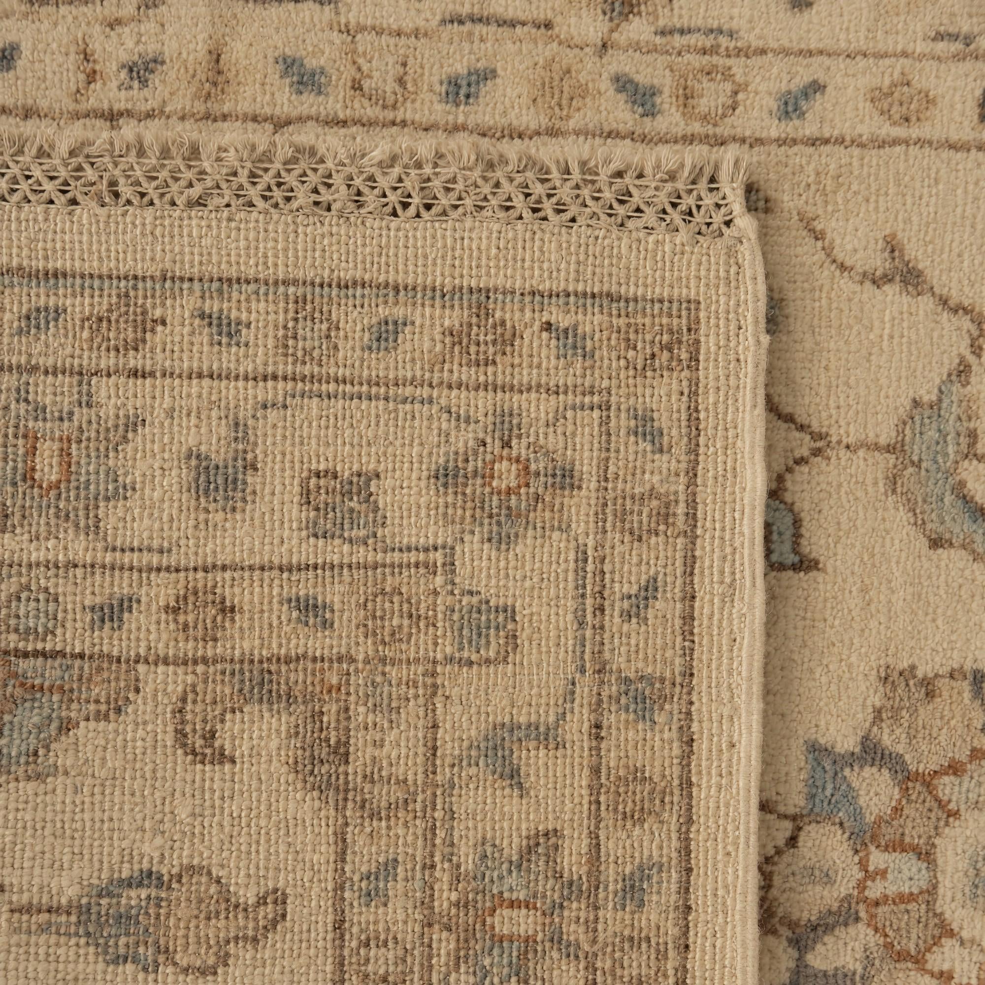80cm x 570cm Hand Knotted Ziegler Runner Rug
