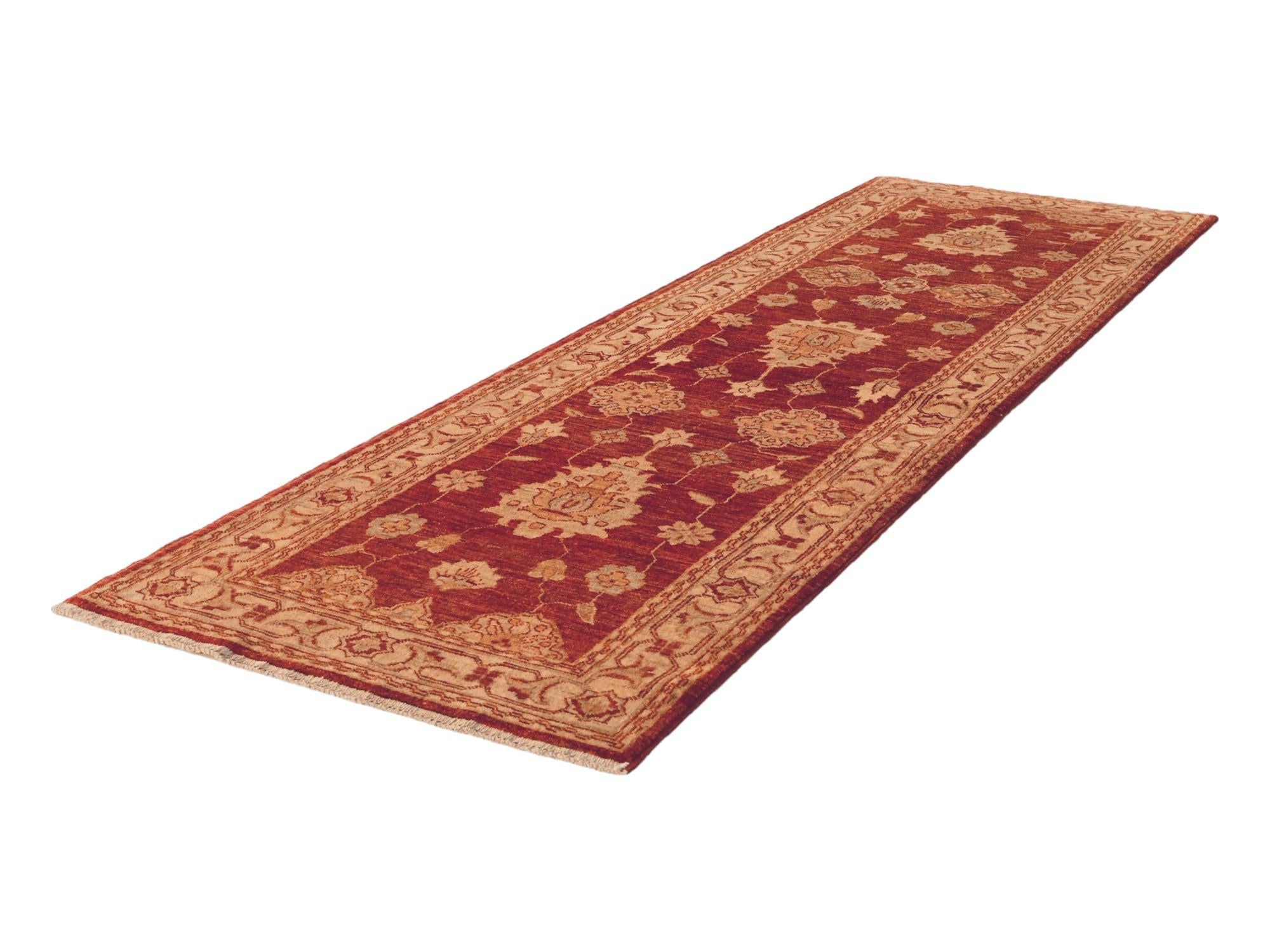 2' 6 x 8' 5 Hand Knotted Ziegler Runner Rug