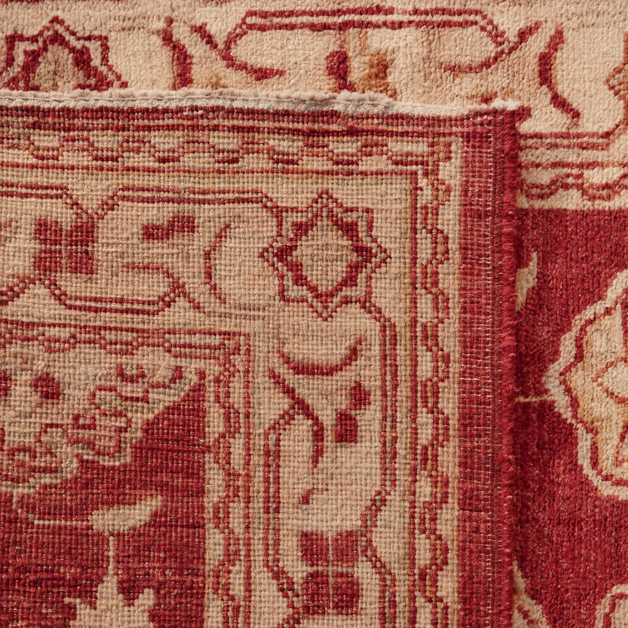 75cm x 255cm Hand Knotted Ziegler Runner Rug
