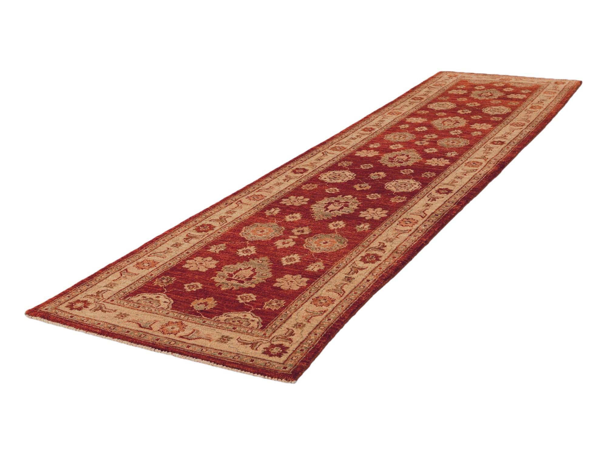2' 7 x 10' 8 Hand Knotted Ziegler Runner Rug