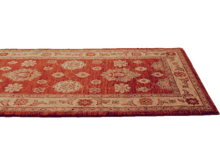 2' 7 x 10' 8 Hand Knotted Ziegler Runner Rug