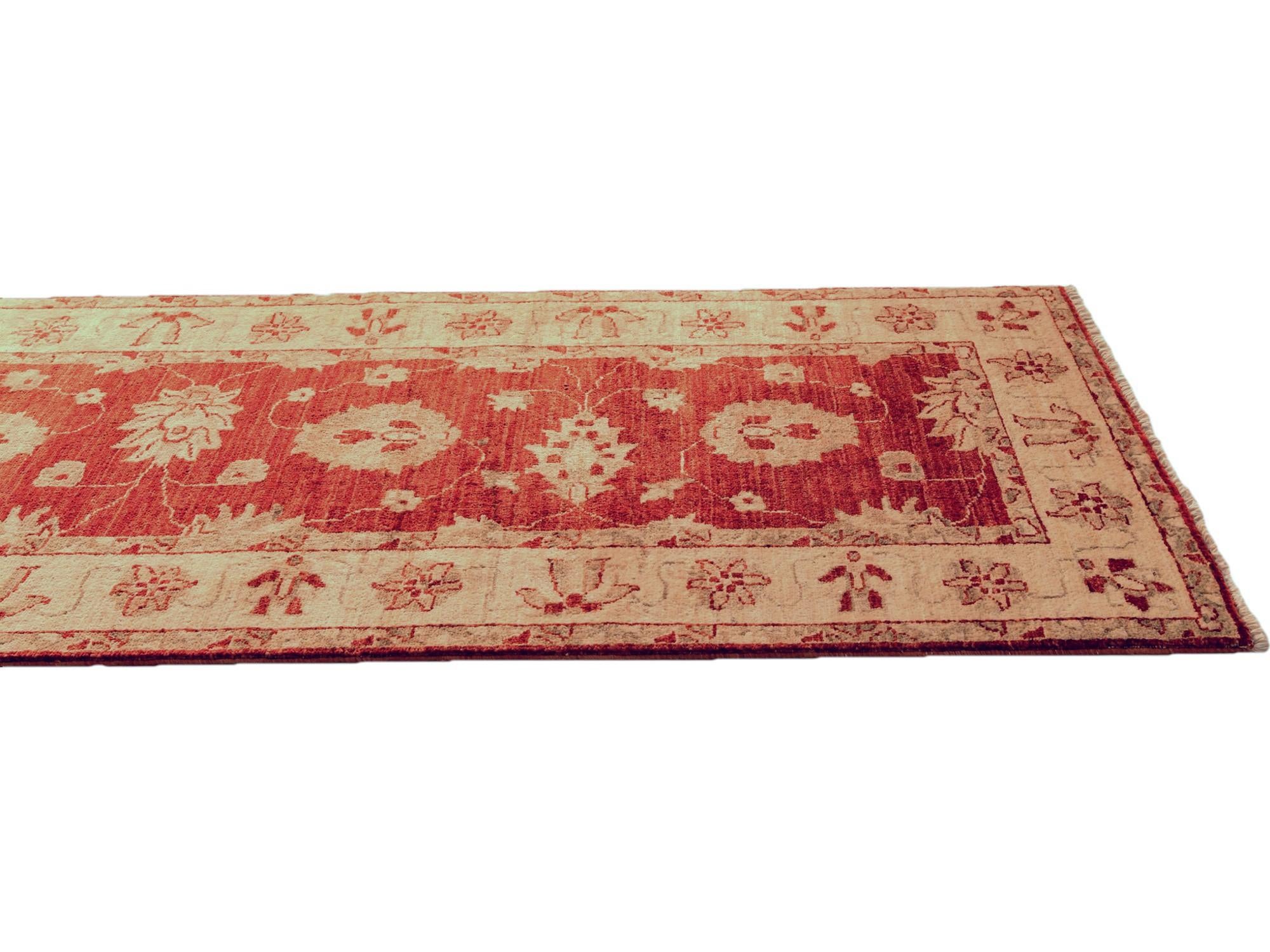 2' 6 x 9' 5 Hand Knotted Ziegler Runner Rug