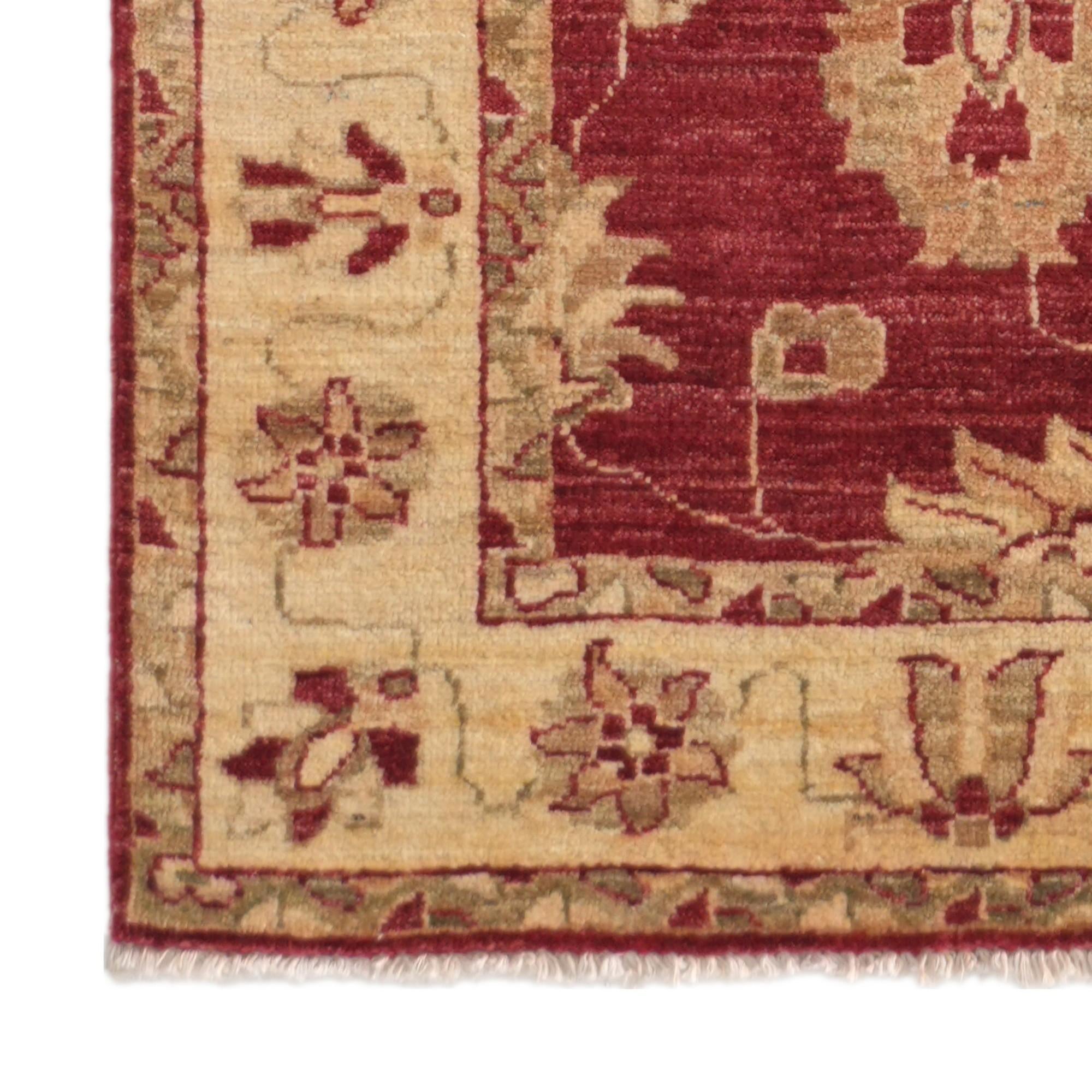 2' 6 x 9' 5 Hand Knotted Ziegler Runner Rug