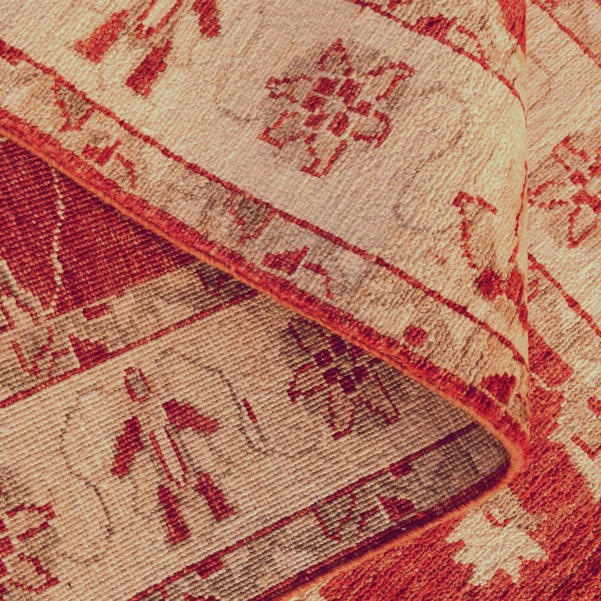 2' 6 x 9' 5 Hand Knotted Ziegler Runner Rug