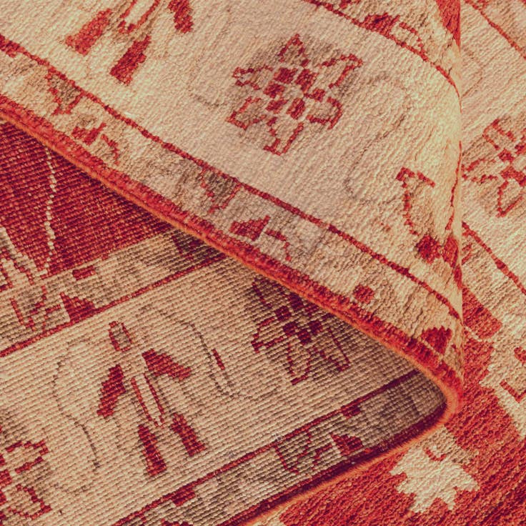 Detail image of 2' 6 x 9' 5 Hand Knotted Ziegler Runner Rug