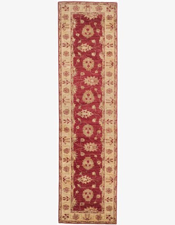 2' 6 x 9' 5 Hand Knotted Ziegler Runner Rug