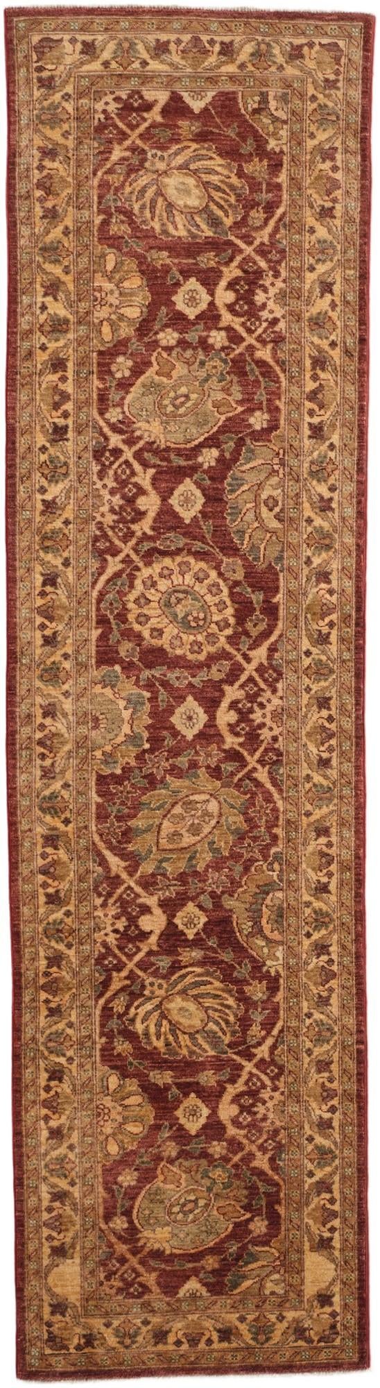 2' 7 x 9' 9 Hand Knotted Ziegler Runner Rug