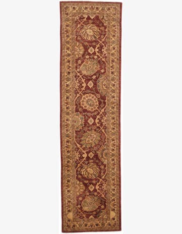 2' 7 x 9' 9 Hand Knotted Ziegler Runner Rug