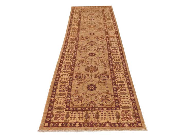 2' 7 x 9' 10 Hand Knotted Ziegler Runner Rug