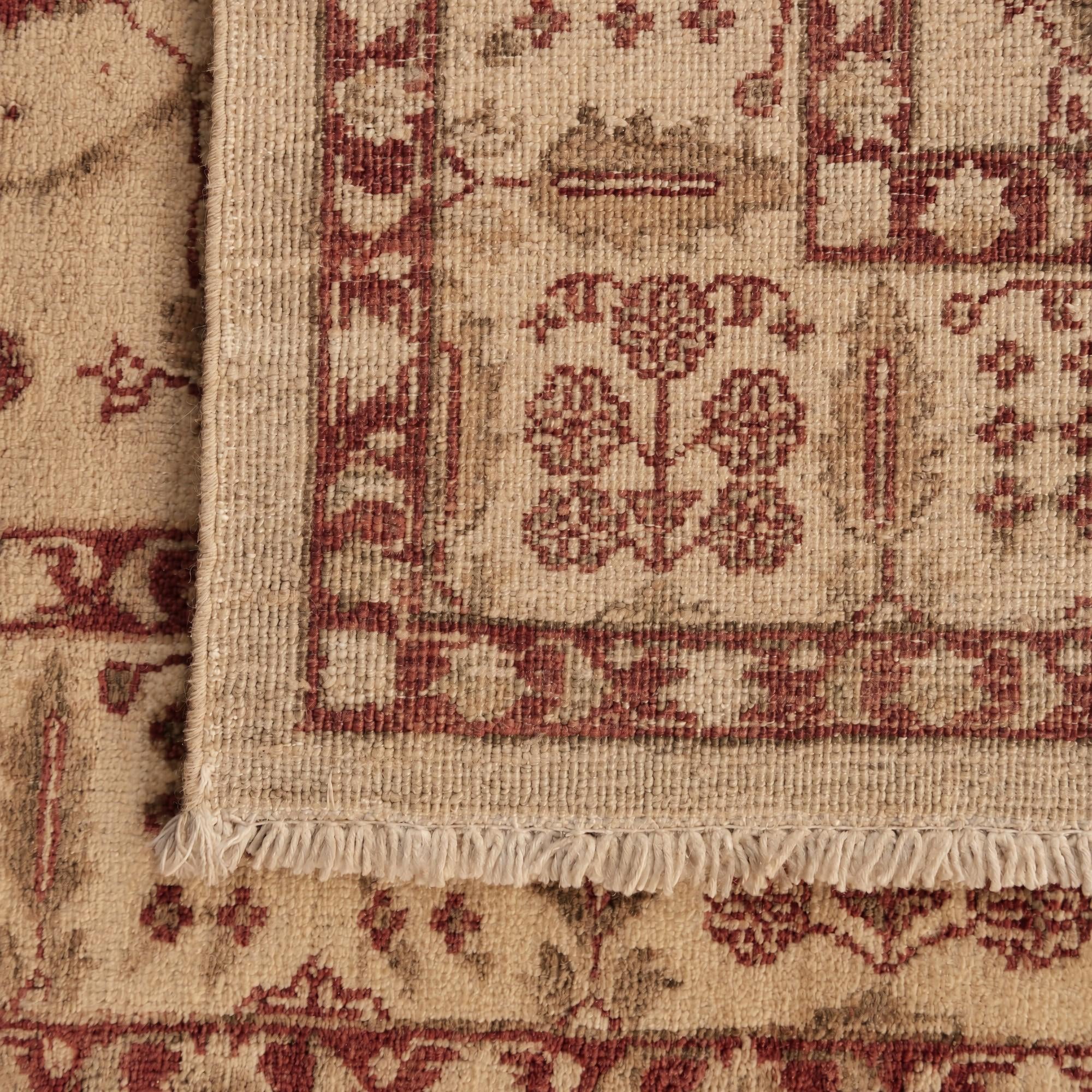 80cm x 300cm Hand Knotted Ziegler Runner Rug