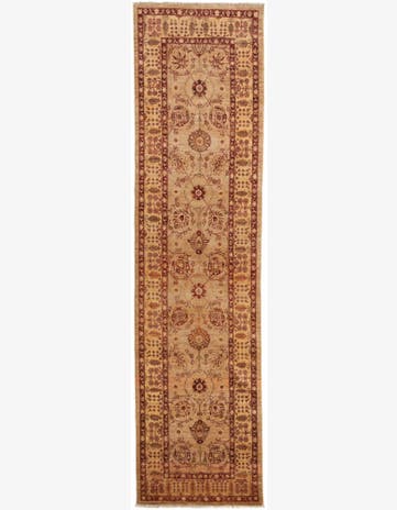 2' 7 x 9' 10 Hand Knotted Ziegler Runner Rug