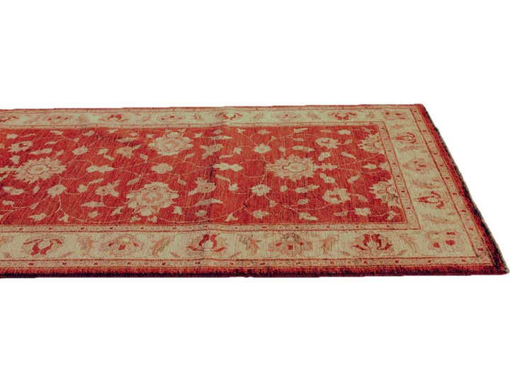 3' 3 x 9' 7 Hand Knotted Ziegler Runner Rug