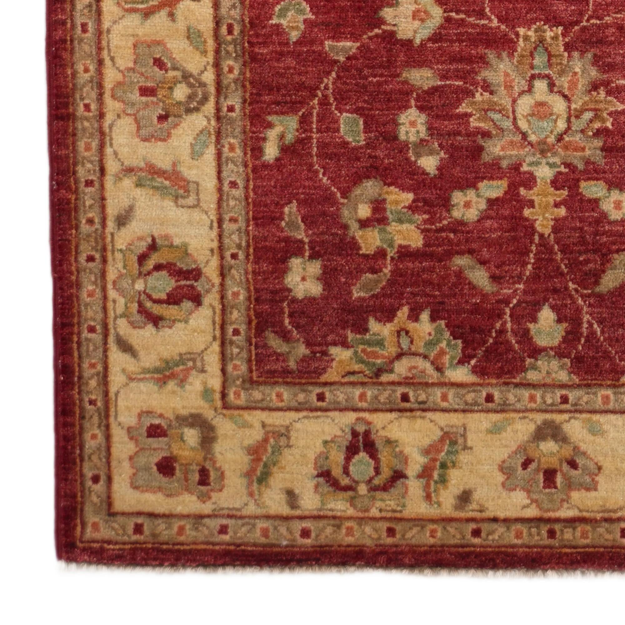 3' 3 x 9' 7 Hand Knotted Ziegler Runner Rug