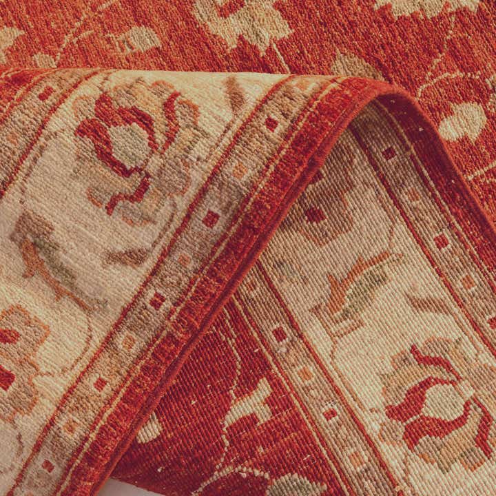3' 3 x 9' 7 Hand Knotted Ziegler Runner Rug