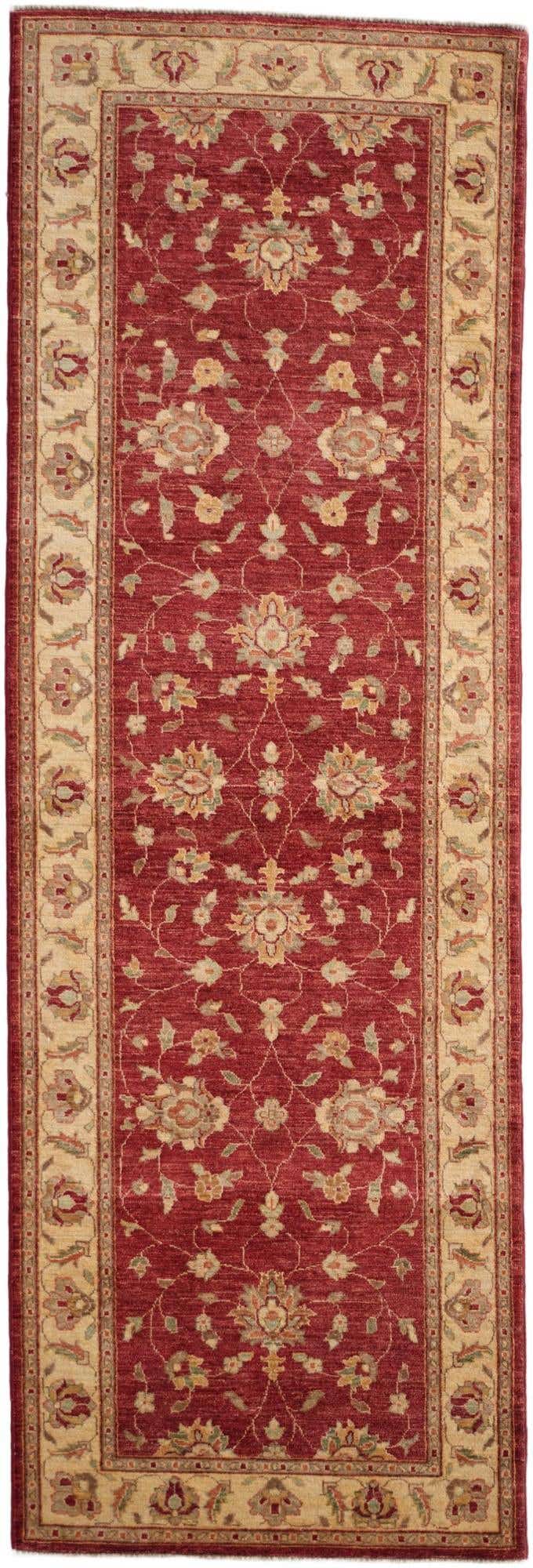 3' 3 x 9' 7 Hand Knotted Ziegler Runner Rug
