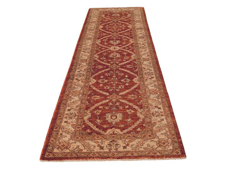 2' 8 x 10' Hand Knotted Ziegler Runner Rug