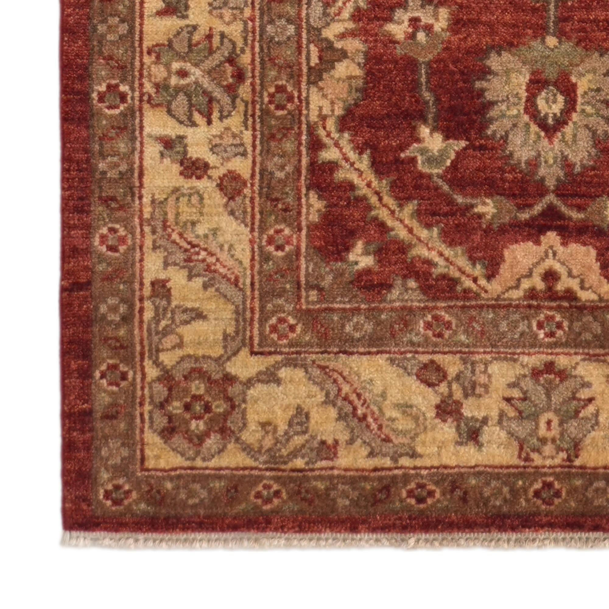 2' 8 x 10' Hand Knotted Ziegler Runner Rug