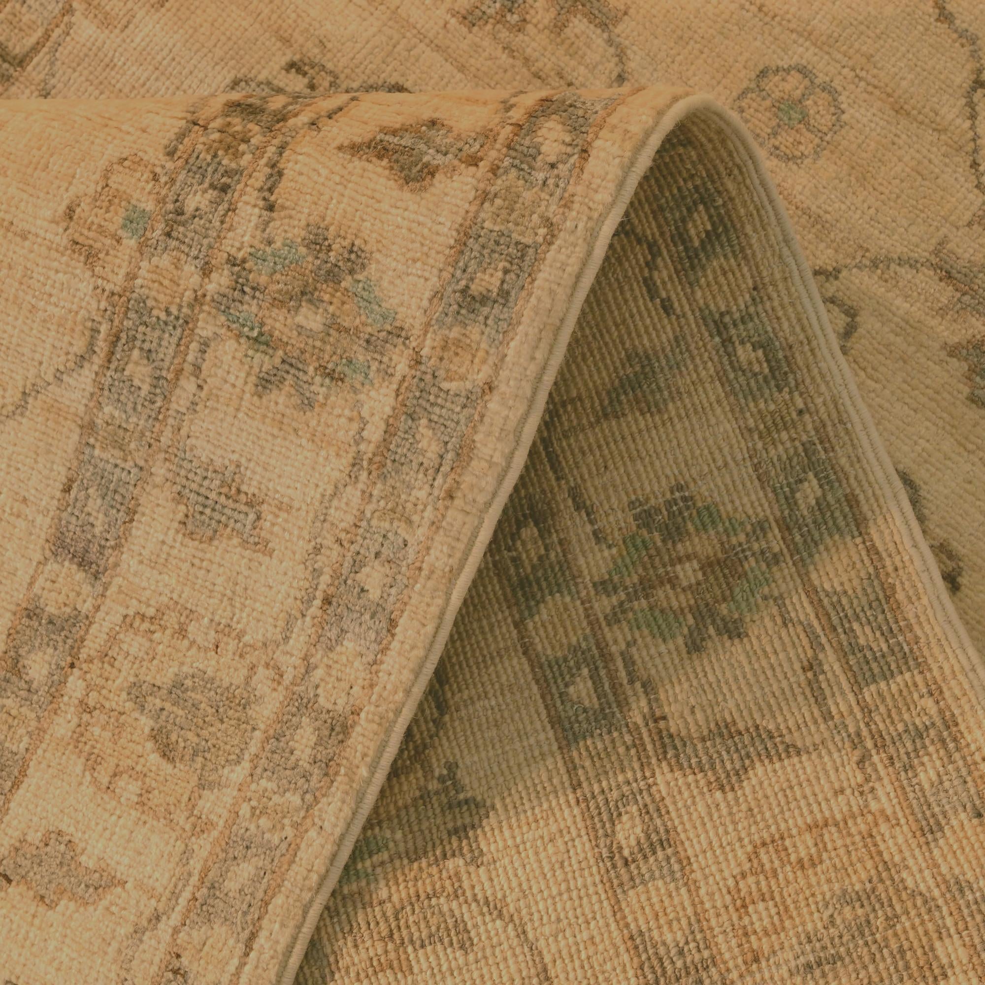 2' 9 x 13' 1 Hand Knotted Ziegler Runner Rug