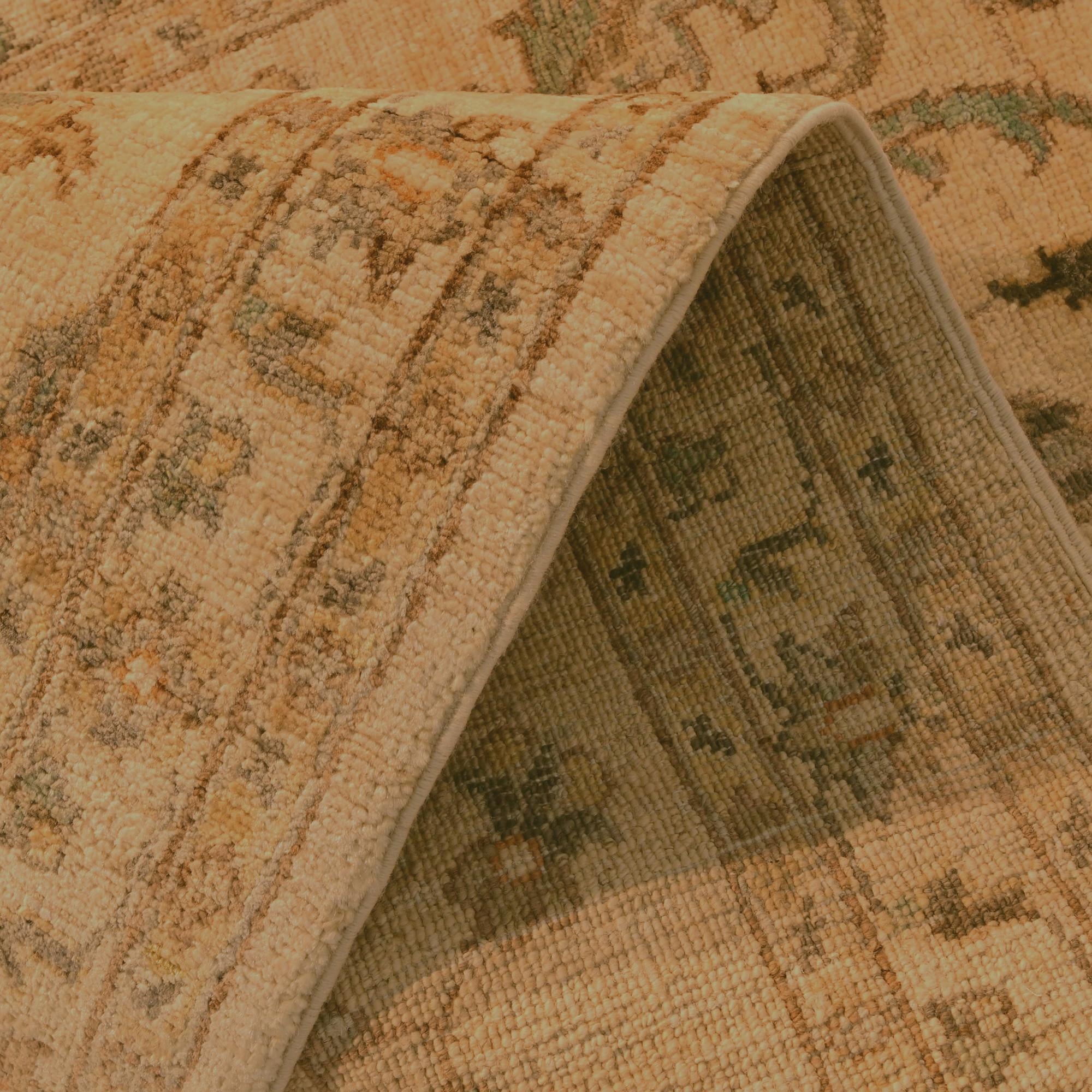 2' 7 x 18' 10 Hand Knotted Ziegler Runner Rug