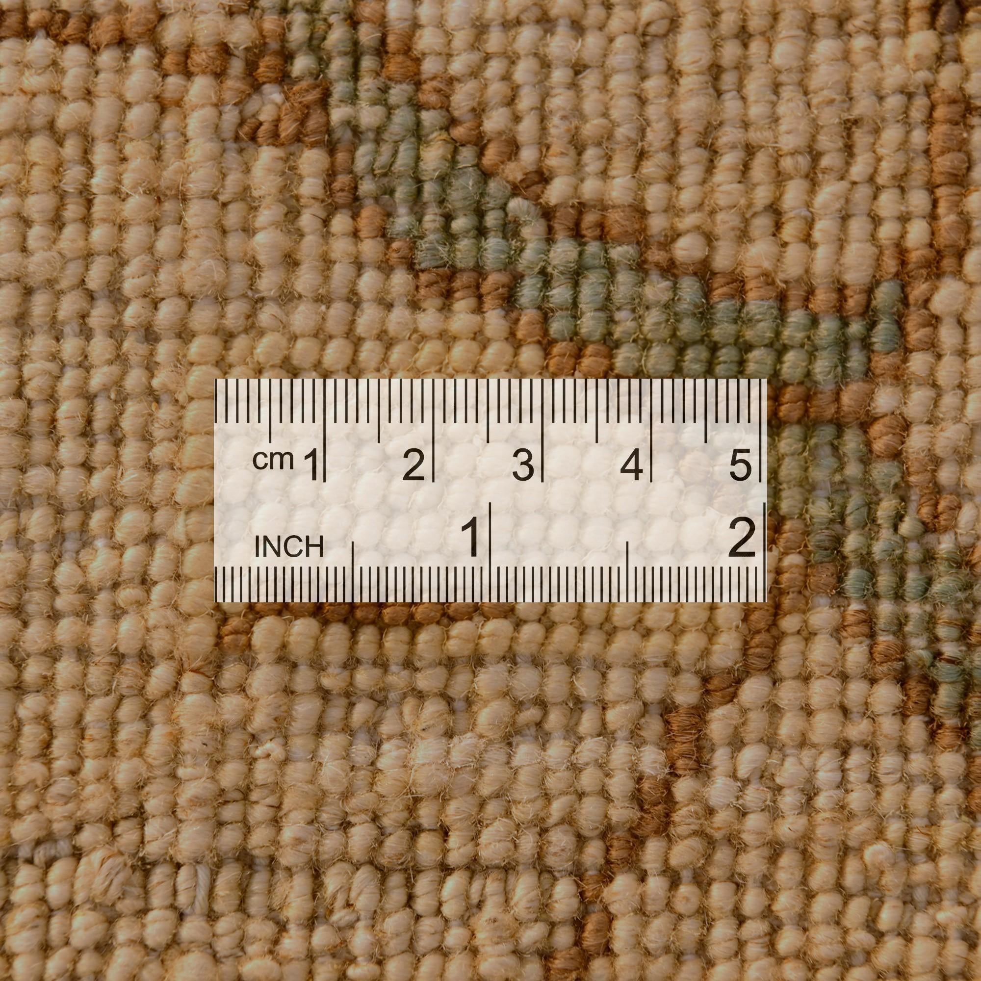 80cm x 575cm Hand Knotted Ziegler Runner Rug