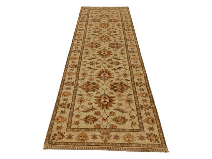 2' 9 x 9' 9 Hand Knotted Ziegler Runner Rug
