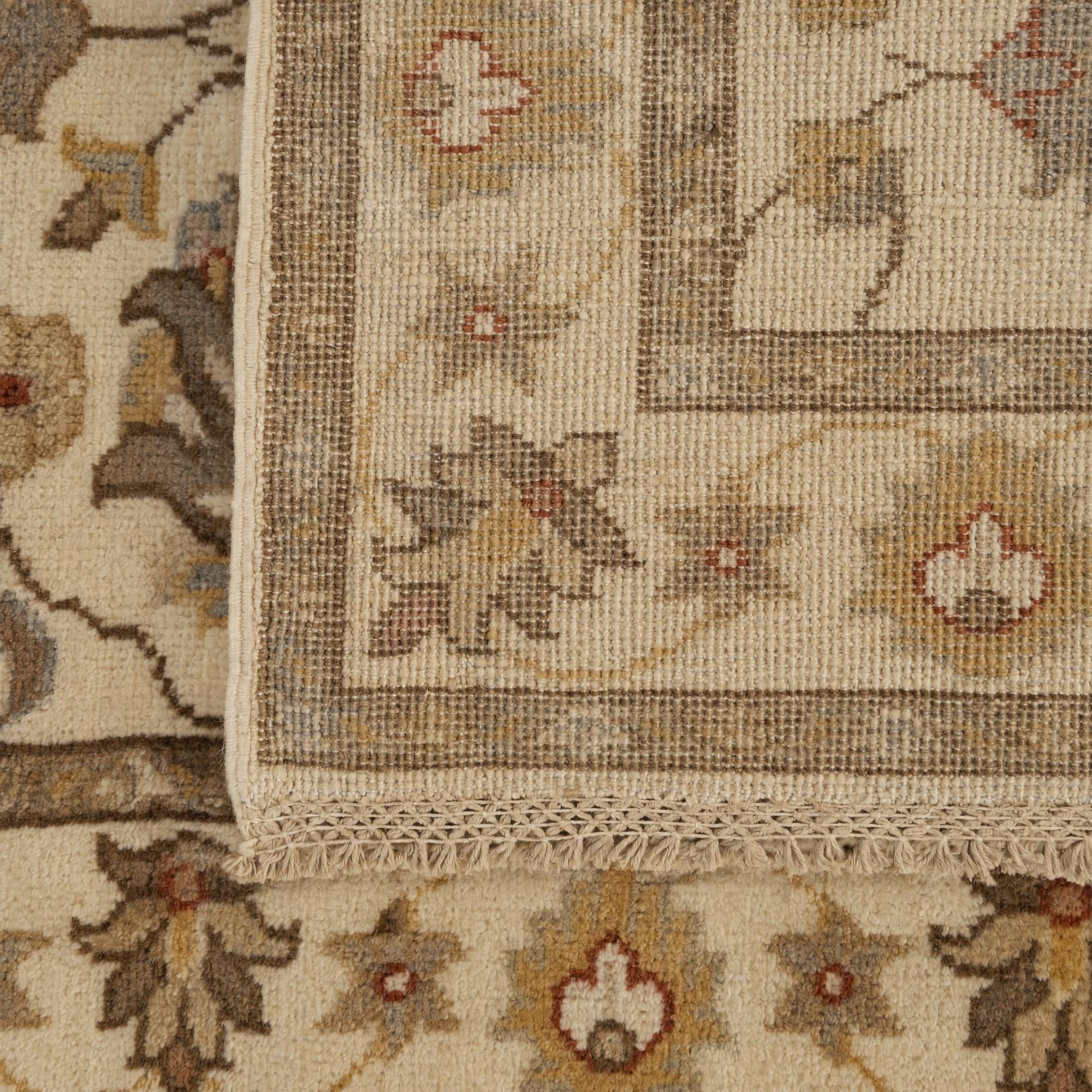 2' 9 x 9' 9 Hand Knotted Ziegler Runner Rug